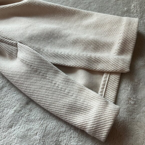 Banana Republic W Sz XS Cream Chore Coat Button-Up Jacket Twill Utility Safari - Picture 6 of 11